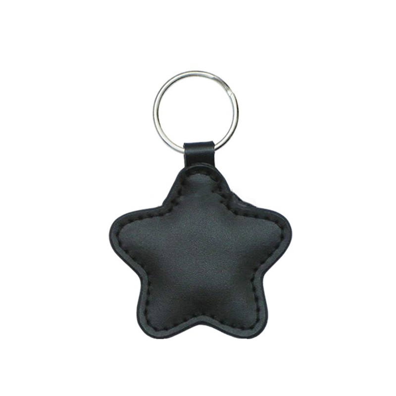 Number21 RFID Leather Keyfob Pentagram