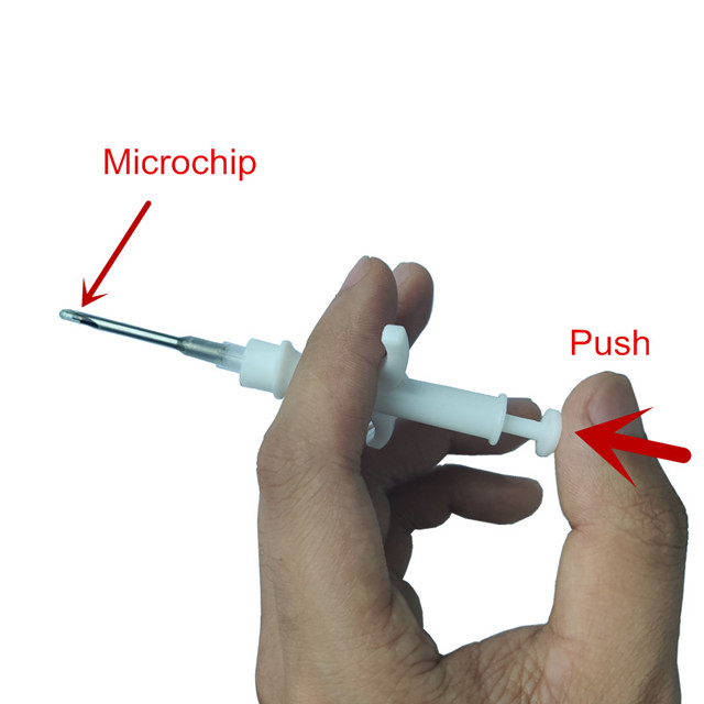 2.12*12mm RFID Implant Microchip With Syringe